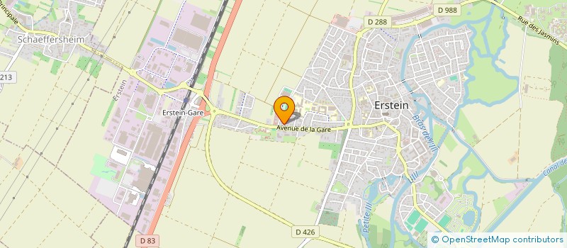 localisation de l'entreprise SCI EMYS  ERSTEIN