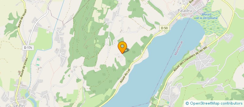 localisation de l'entreprise SCI EN BRIE  VILLAGES DU LAC DE PALADRU