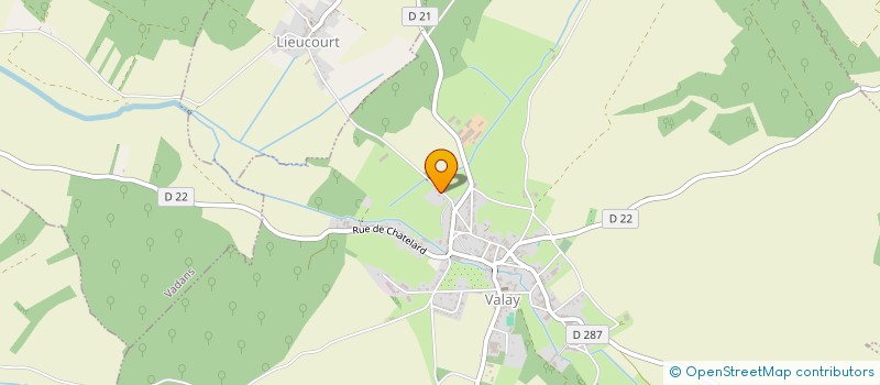 localisation de l'entreprise SCI EN CHAUD DE PIERRES  VALAY