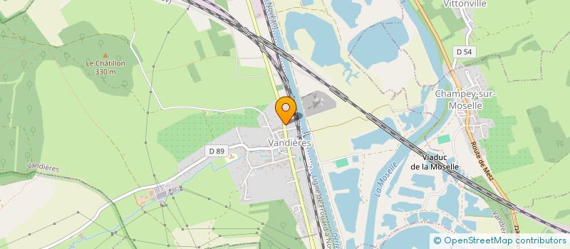 localisation de l'entreprise SCI EN CHECOHEE  VANDIERES