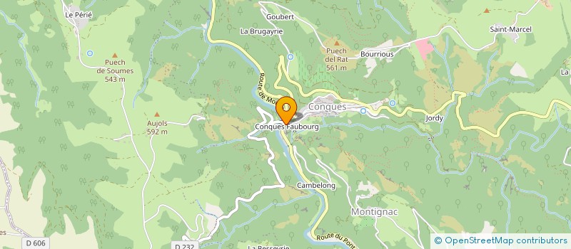localisation de l'entreprise SCI EN CHEMIN à CONQUES-EN-ROUERGUE