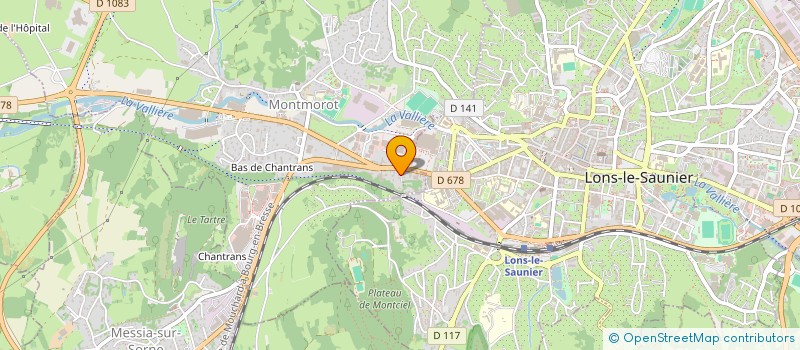 localisation de l'entreprise SCI EN CONDAMINE  MONTMOROT