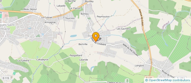 localisation de l'entreprise SCI EN DABAN  BONNETAN