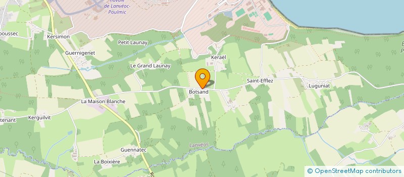 localisation de l'entreprise SCI EN DISGLAO  LANVEOC