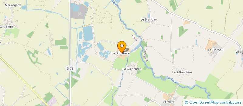 localisation de l'entreprise SCI EN FAMILLE  PAULX