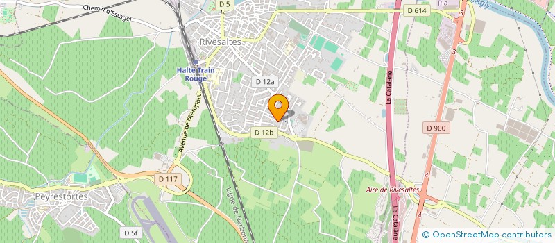 localisation de l'entreprise SCI EN FAMILLE  RIVESALTES