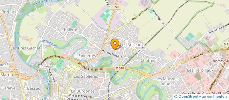 localisation de l'entreprise SCI EN JAKIMITI  NIORT