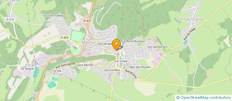 localisation de l'entreprise SCI EN MAILLY  MAICHE