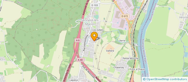 localisation de l'entreprise SCI EN MARBE  MACON