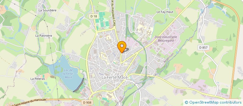 localisation de l'entreprise SCI EN SANTERRE à LA FERTE MACE