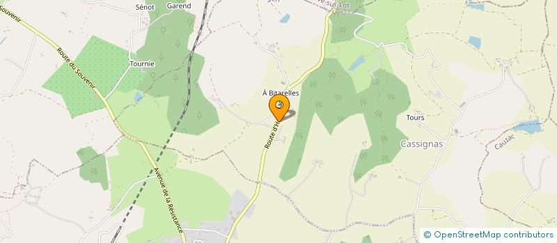 localisation de l'entreprise SCI EN SOLO  CASSIGNAS