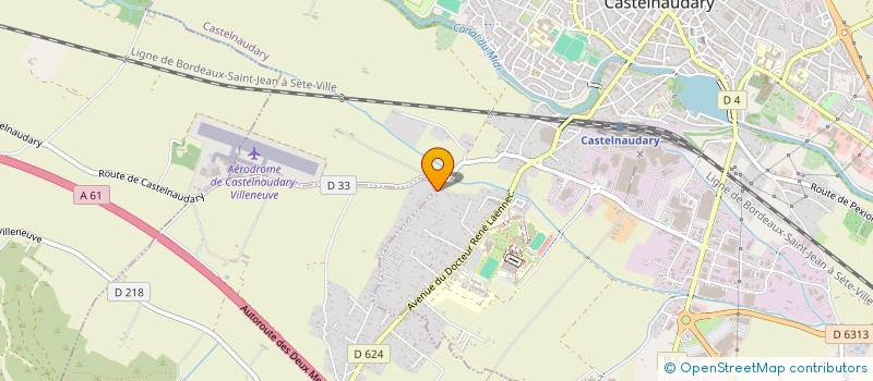 localisation de l'entreprise SCI EN TOUZET  CASTELNAUDARY