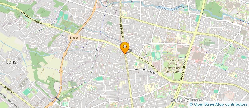 localisation de l'entreprise SCI ENA  BILLERE