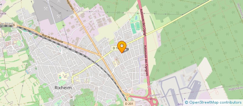 localisation de l'entreprise SCI ENA  RIXHEIM