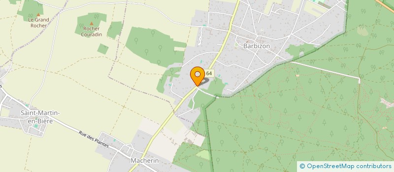 localisation de l'entreprise SCI ENA2  BARBIZON