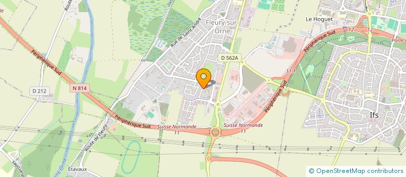 localisation de l'entreprise SCI ENACHE  FLEURY-SUR-ORNE