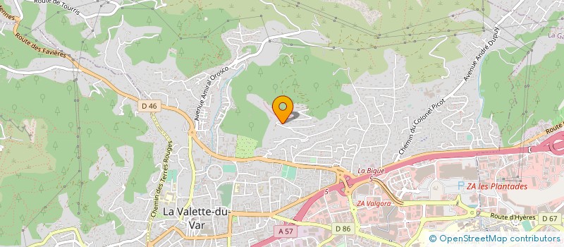 localisation de l'entreprise SCI ENAJER à LA VALETTE-DU-VAR