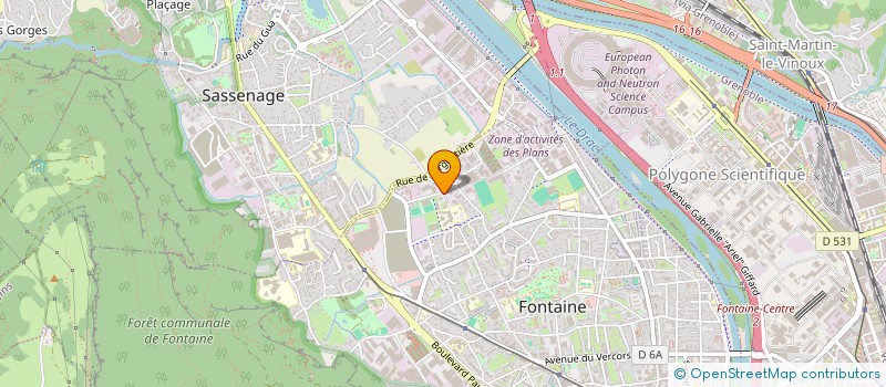 localisation de l'entreprise SCI ENALEX  FONTAINE