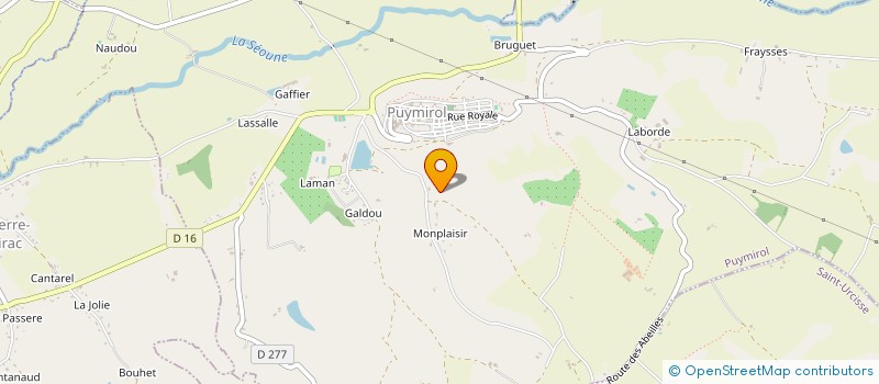 localisation de l'entreprise SCI ENALKANO  LA SAUVETAT-DE-SAVERES