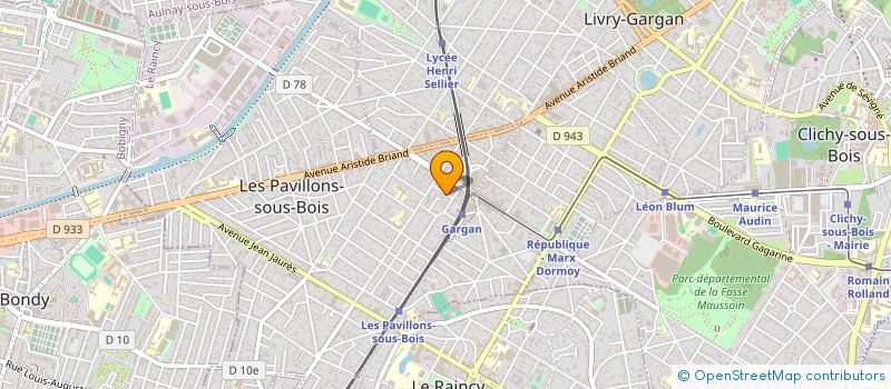 localisation de l'entreprise SCI ENALLEOR  LES PAVILLONS-SOUS-BOIS