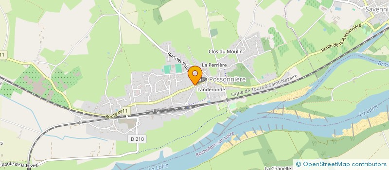 localisation de l'entreprise SCI ENAMEL  LA POSSONNIERE