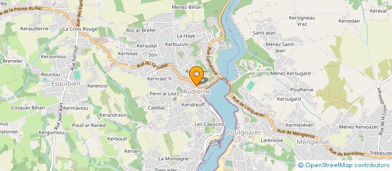 localisation de l'entreprise SCI ENAMEN  AUDIERNE