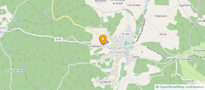 localisation de l'entreprise SCI ENAN  SAINT-GERMAIN-DU-SALEMBRE