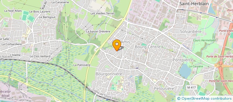 localisation de l'entreprise SCI ENAPHI  SAINT-HERBLAIN