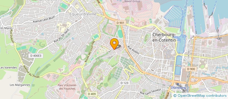 localisation de l'entreprise SCI ENARA à CHERBOURG-EN-COTENTIN
