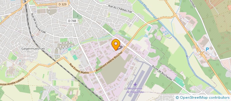 localisation de l'entreprise SCI ENARO  HAGUENAU