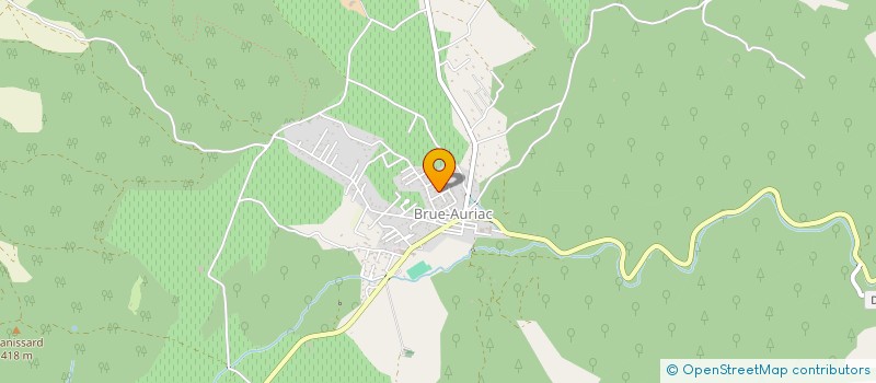localisation de l'entreprise SCI ENART  BRUE-AURIAC