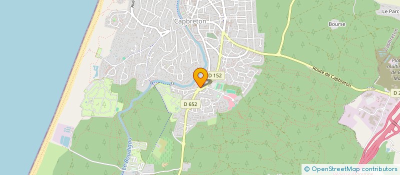 localisation de l'entreprise SCI ENCANTADA  CAPBRETON