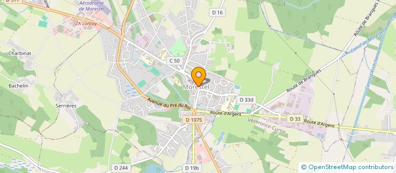 localisation de l'entreprise SCI ENCARAT  MORESTEL