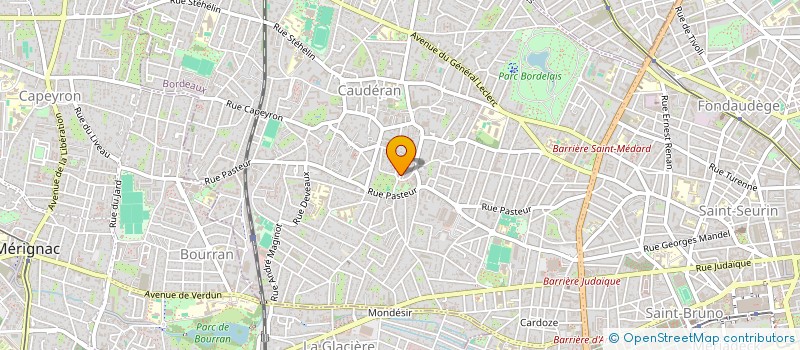 localisation de l'entreprise SCI ENCAUSSE DURAND  BORDEAUX