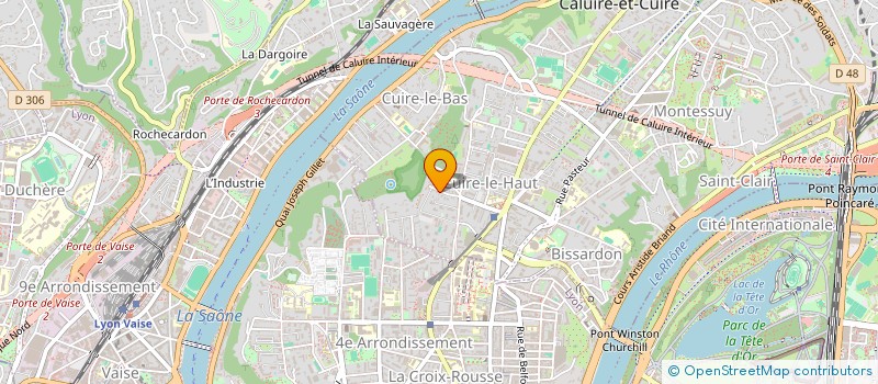 localisation de l'entreprise SCI ENCE  CALUIRE-ET-CUIRE