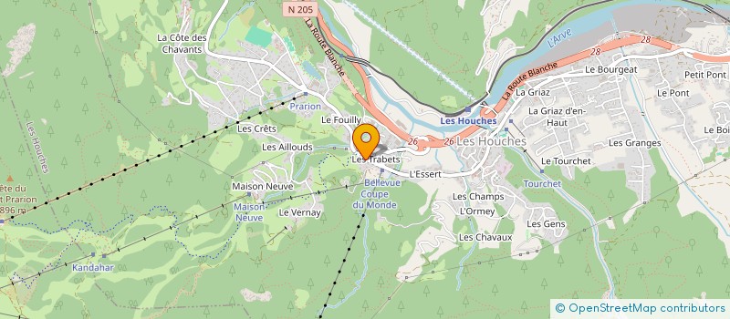 localisation de l'entreprise SCI ENCE FICTION  LES HOUCHES