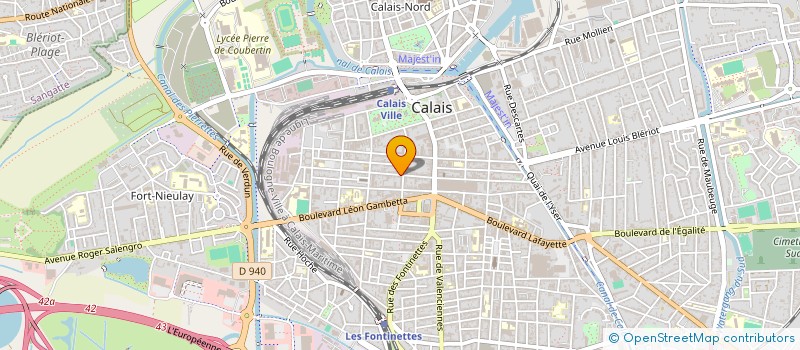 localisation de l'entreprise SCI ENCHEMONT  CALAIS