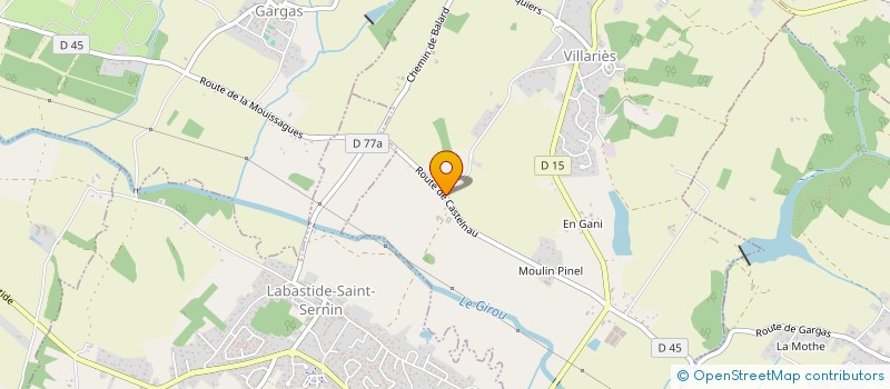 localisation de l'entreprise SCI ENCLOS D'ESQUERRE  VILLARIES