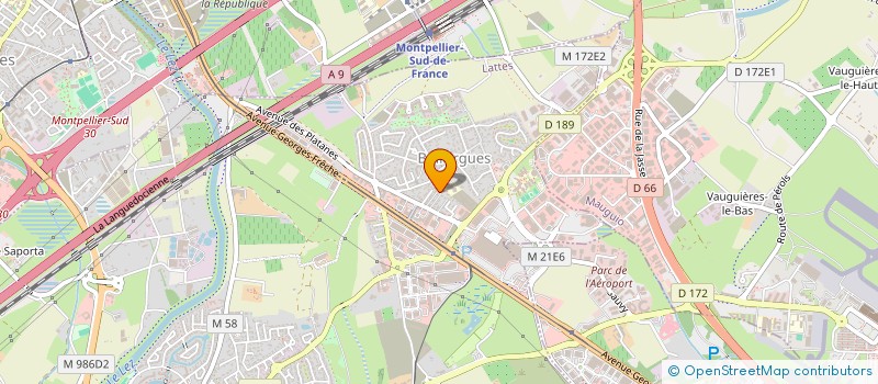 localisation de l'entreprise SCI ENCLOS LES PLATANES à LATTES