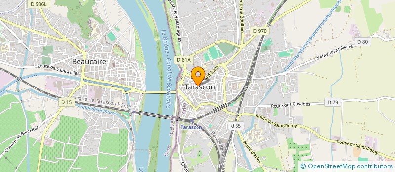 localisation de l'entreprise SCI ENCLOS VERT  TARASCON