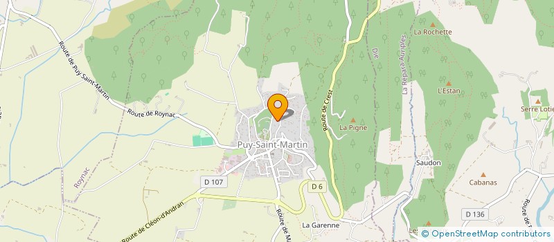 localisation de l'entreprise SCI ENCORE AUTANT  PUY-SAINT-MARTIN