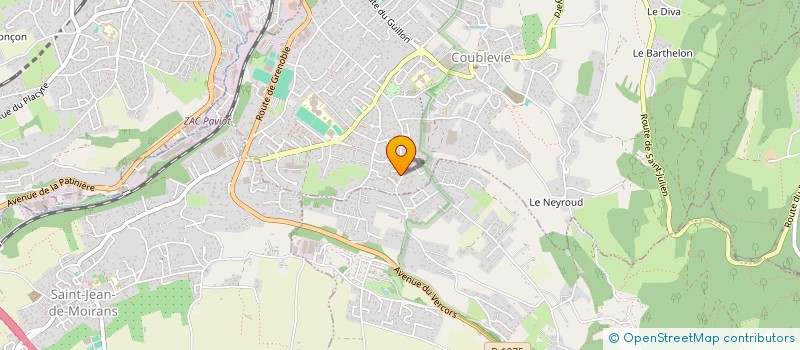 localisation de l'entreprise SCI ENCORE EUX  COUBLEVIE