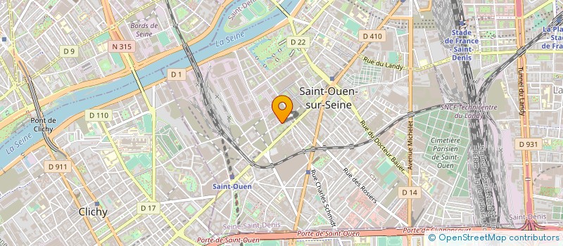 localisation de l'entreprise SCI ENDERLE FARNOUX à SAINT-OUEN-SUR-SEINE