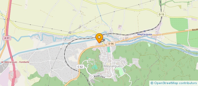 localisation de l'entreprise SCI ENDLESS RIVER  MEYRARGUES