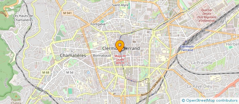 localisation de l'entreprise SCI ENDOC  CLERMONT-FERRAND