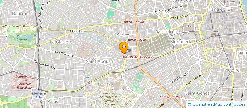 localisation de l'entreprise SCI ENDOCRINOLOGIE  BORDEAUX