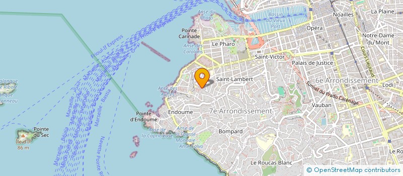 localisation de l'entreprise SCI ENDOUME à MARSEILLE