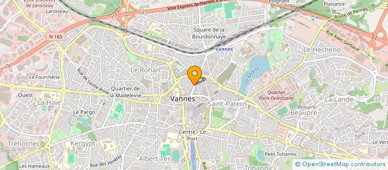 localisation de l'entreprise SCI ENDOVAL à VANNES