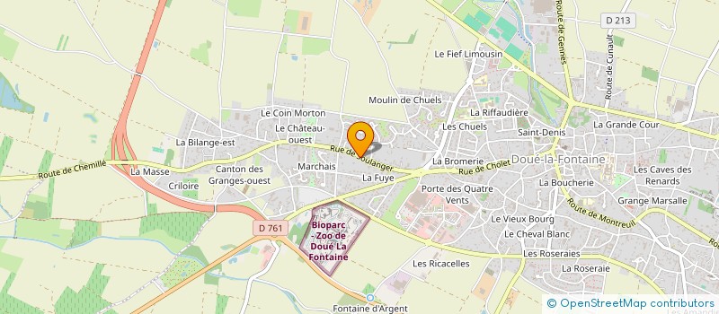 localisation de l'entreprise SCI ENDY  DOUE-EN-ANJOU