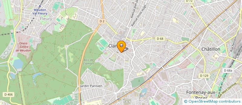 localisation de l'entreprise SCI ENDZA à CLAMART